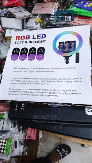 18 Inch RGB Ring Light With Remote