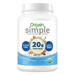 Orgain Simple Organic Plant Protein Powder, Vanilla