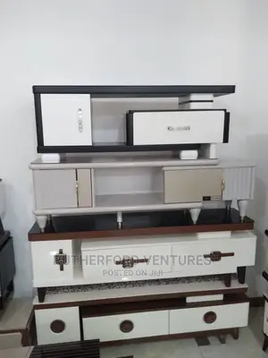 Wood and Glass TV Stand