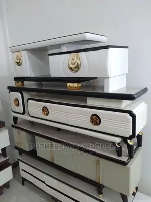 Glass and Wooden TV Stand