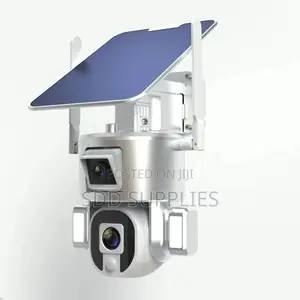 Dual Lens 4g 4k/8mp Resolution Solar Ptz Camera 10x Zoom