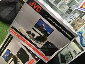 LED Display JVC Quality Sound Bar at Subwoofer
