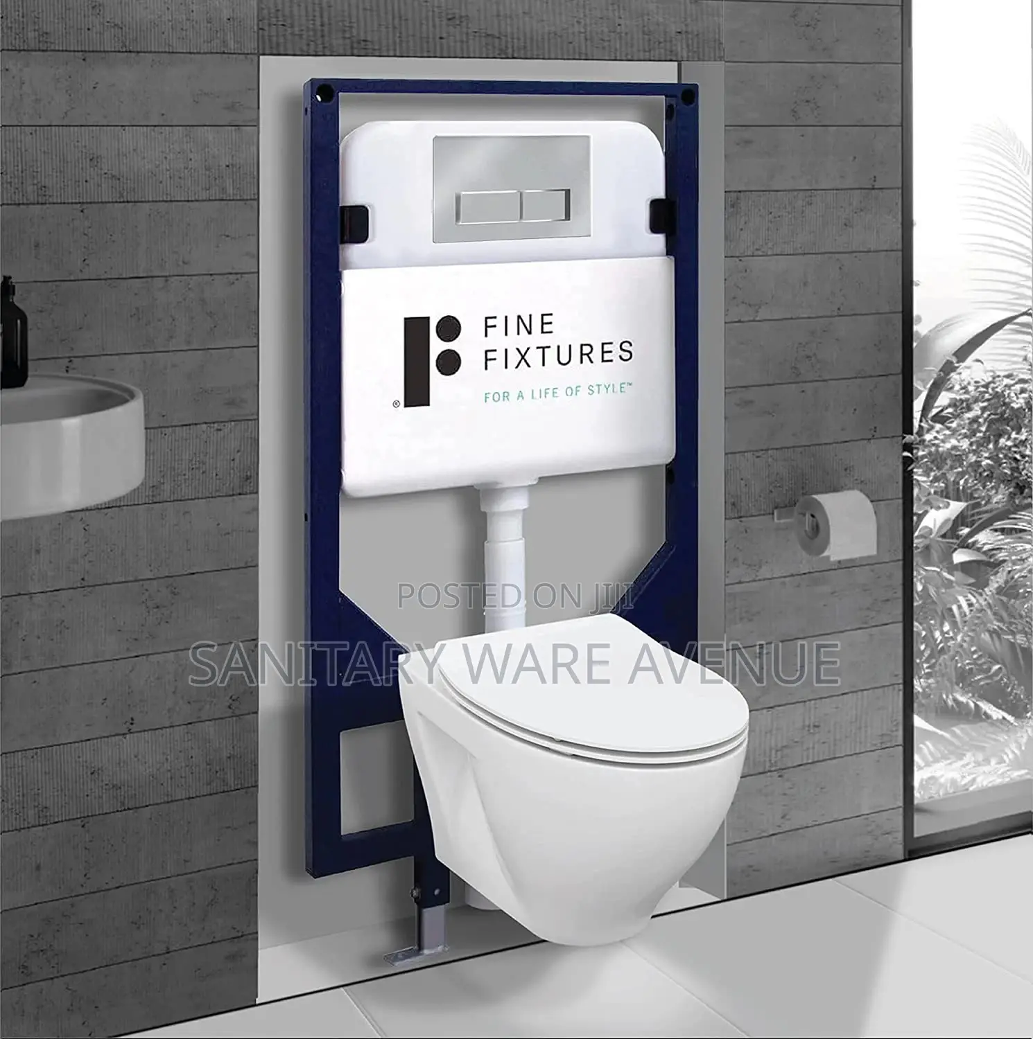 Concealed Wall Mounted Water Closet - Hanging WC