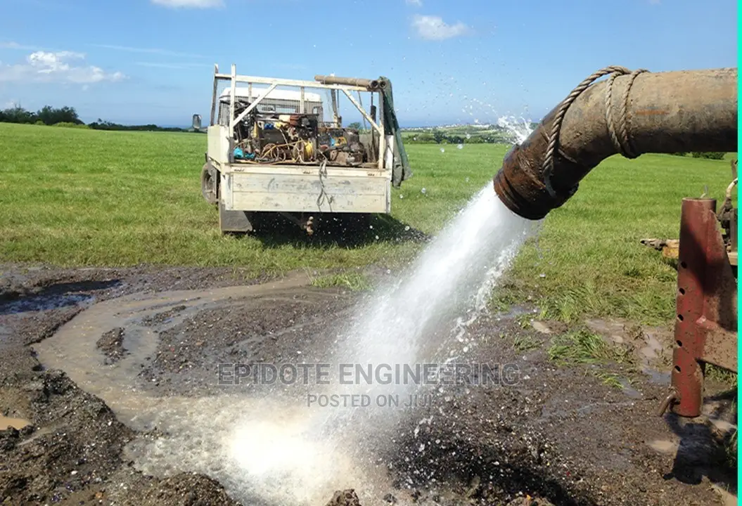Water Borehole Drilling at Asafo