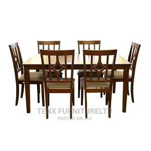 Dining Set 6seater Brown (Wengey)