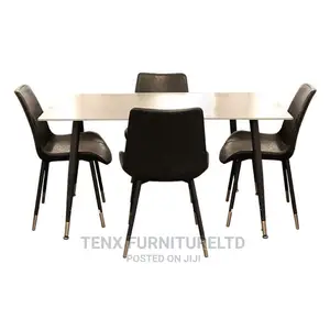 Dining Set 4seater Marble Top (Noa)