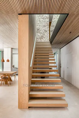 Futuristic Floating Staircase.