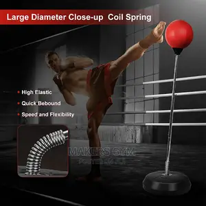 Punching Bag With Stand for Adults , Adjustable Speed Reflex