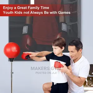 Punching Bag With Stand for Adults , Adjustable Speed Reflex