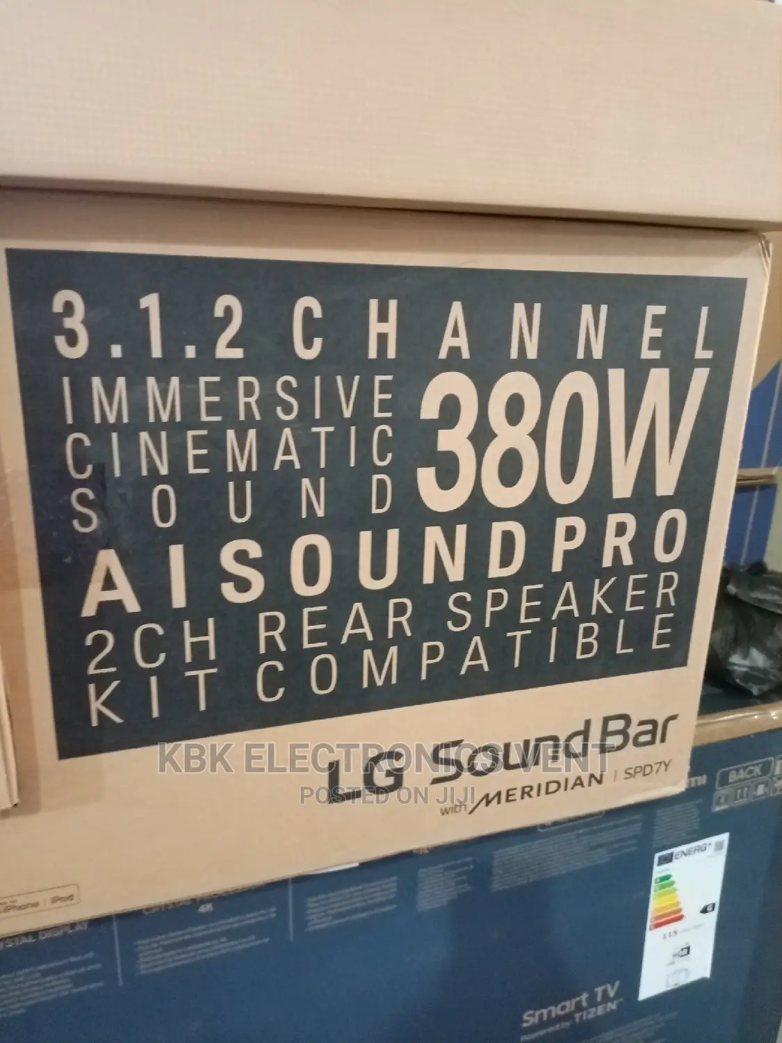 LG 380watts(3.1.2) Channel Sound Bar Bluetooth