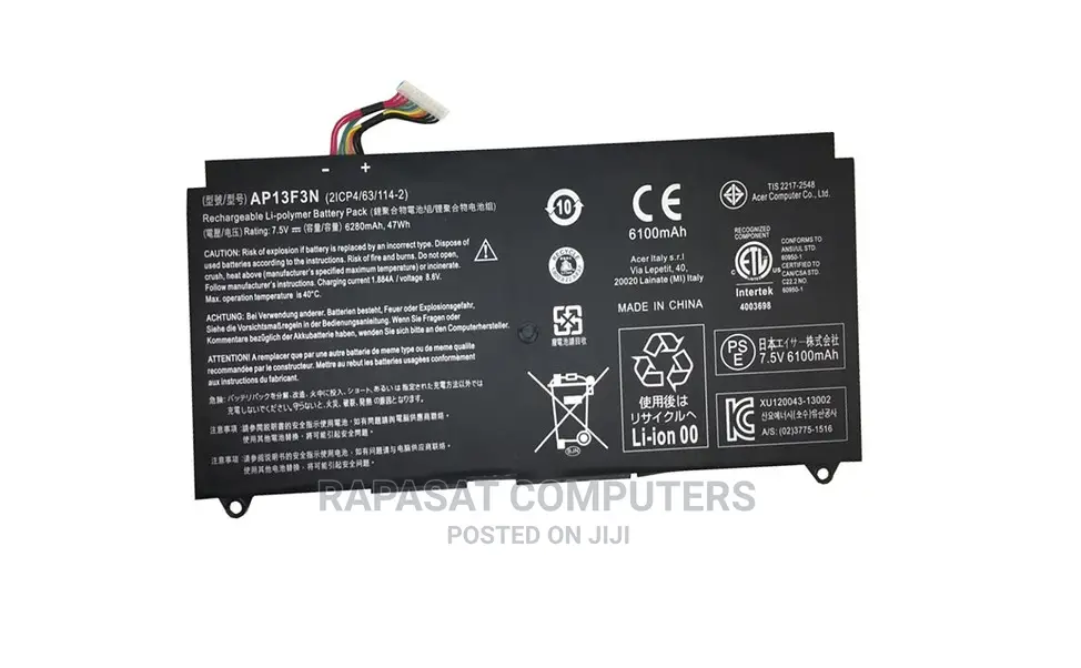 Acer AP13F3N 2icp4/63/114-2 S7-392 Original Battery