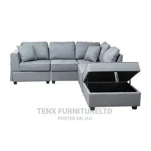 Sofa L-Shape 3 Seater With Storage