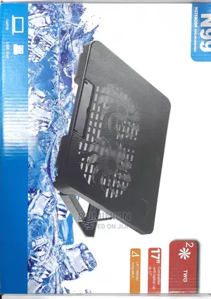 N99 Laptop Cooling Pad With Adjustable Stand and Dual Fan