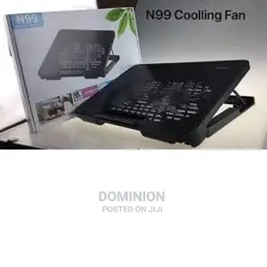 N99 Laptop Cooling Pad With Adjustable Stand and Dual Fan