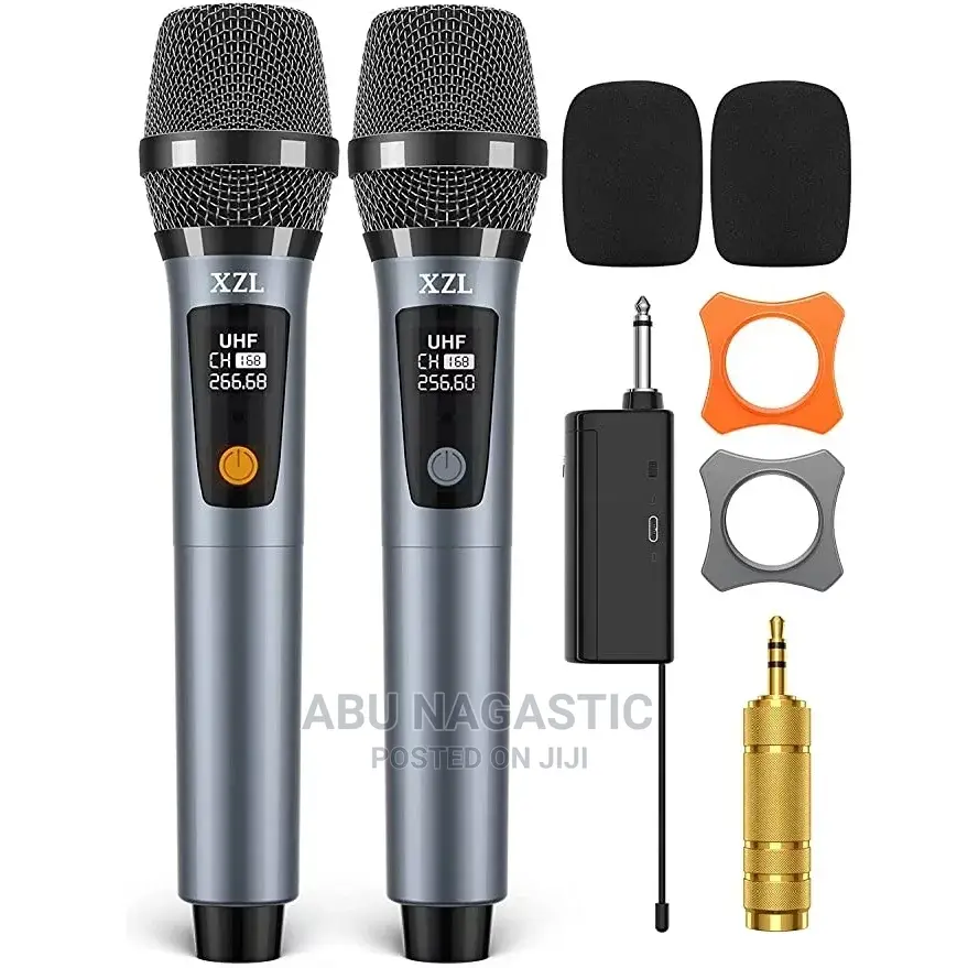 Portable UHF Wireless Handheld Microphone With Receiver