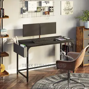 Computer Desk With (Side Storage )