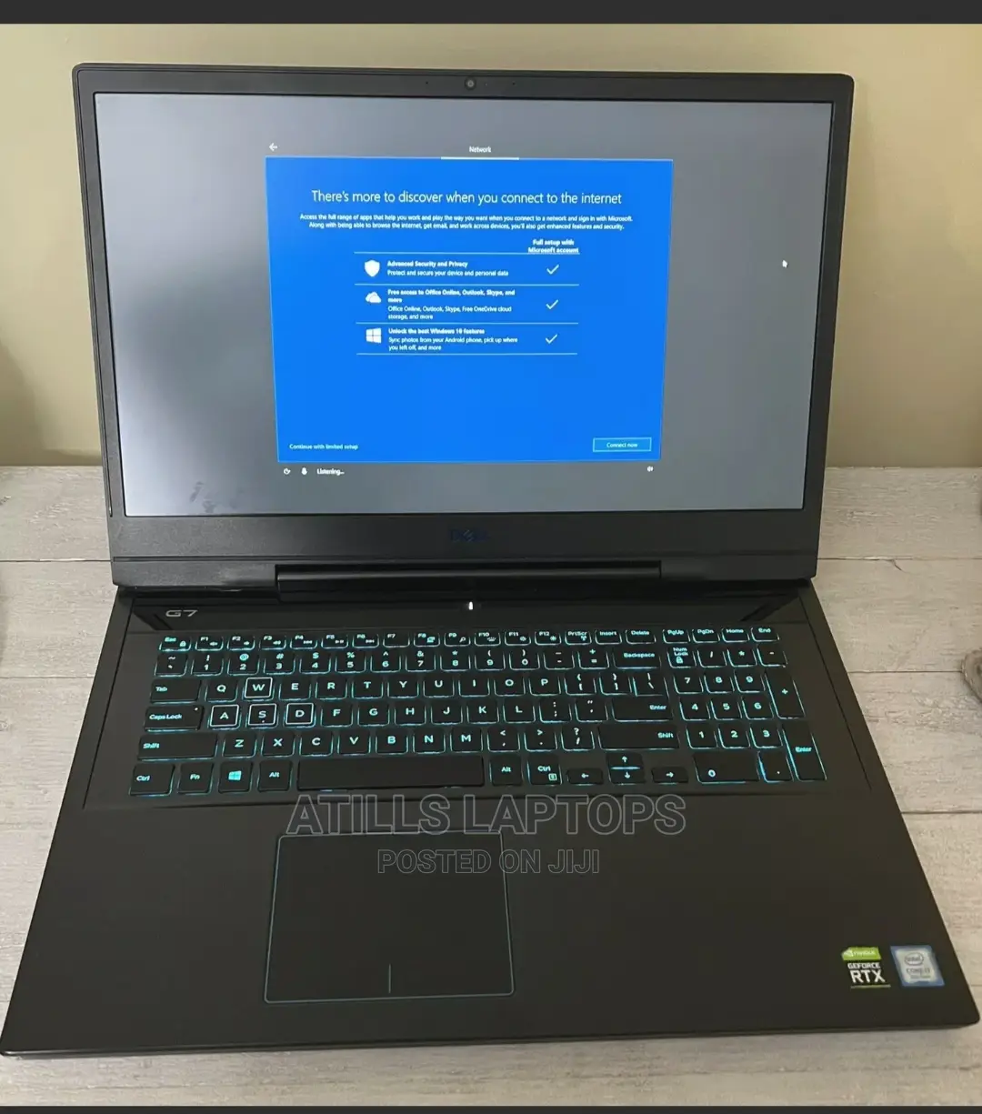 New Laptop Dell G7 17 7000 32GB Intel Core I7 SSD 2T