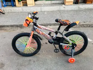 Kids Bicycle - 20" Black/Orange [ Colour Design May Vary]