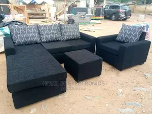 Pure Fabric L Shaped Sofa