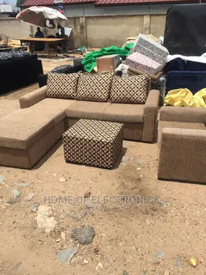 L Shaped Sofa Chair + Single