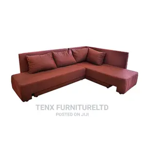 Sofa (L-Shape Sofa)FABRIC Wine