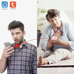 Tuya Wifi Smart SOS Emergency Button Alarm Handicapped Careg
