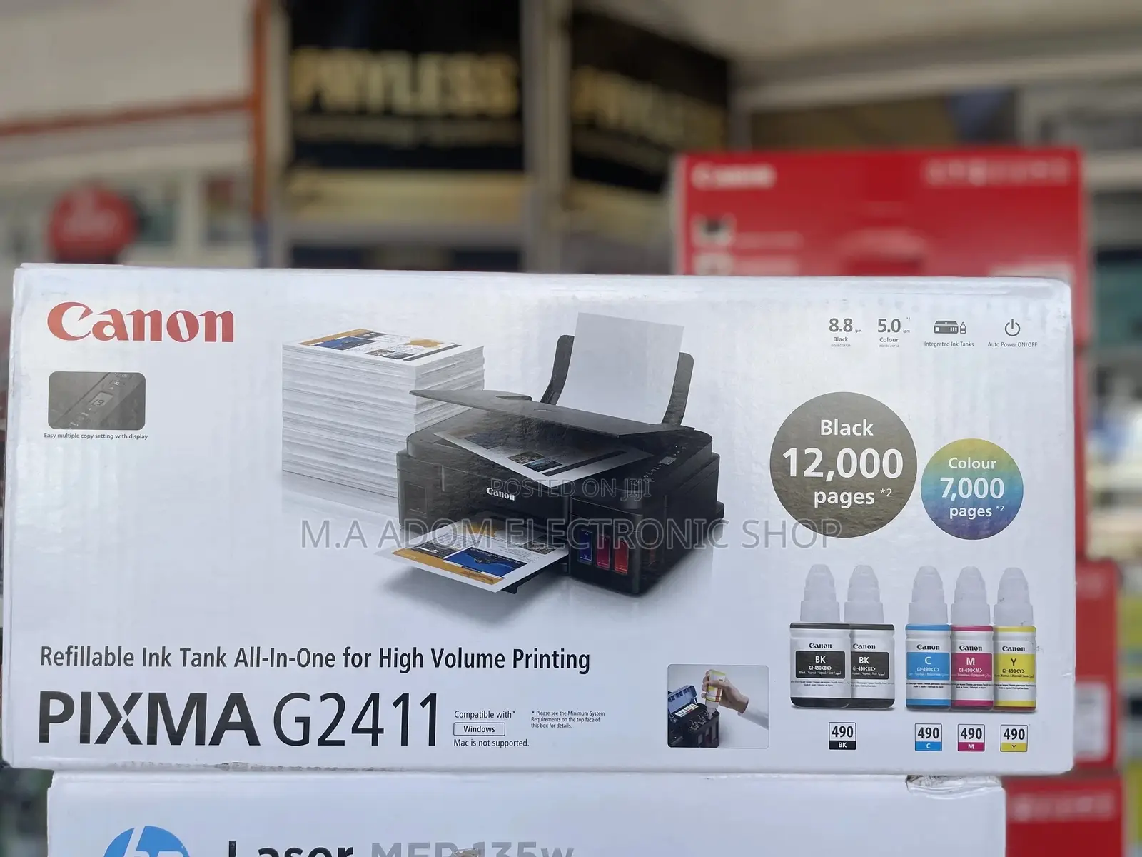 Print Up to 12000 B/W 7000 Colour Pages Canon 2411 Printer
