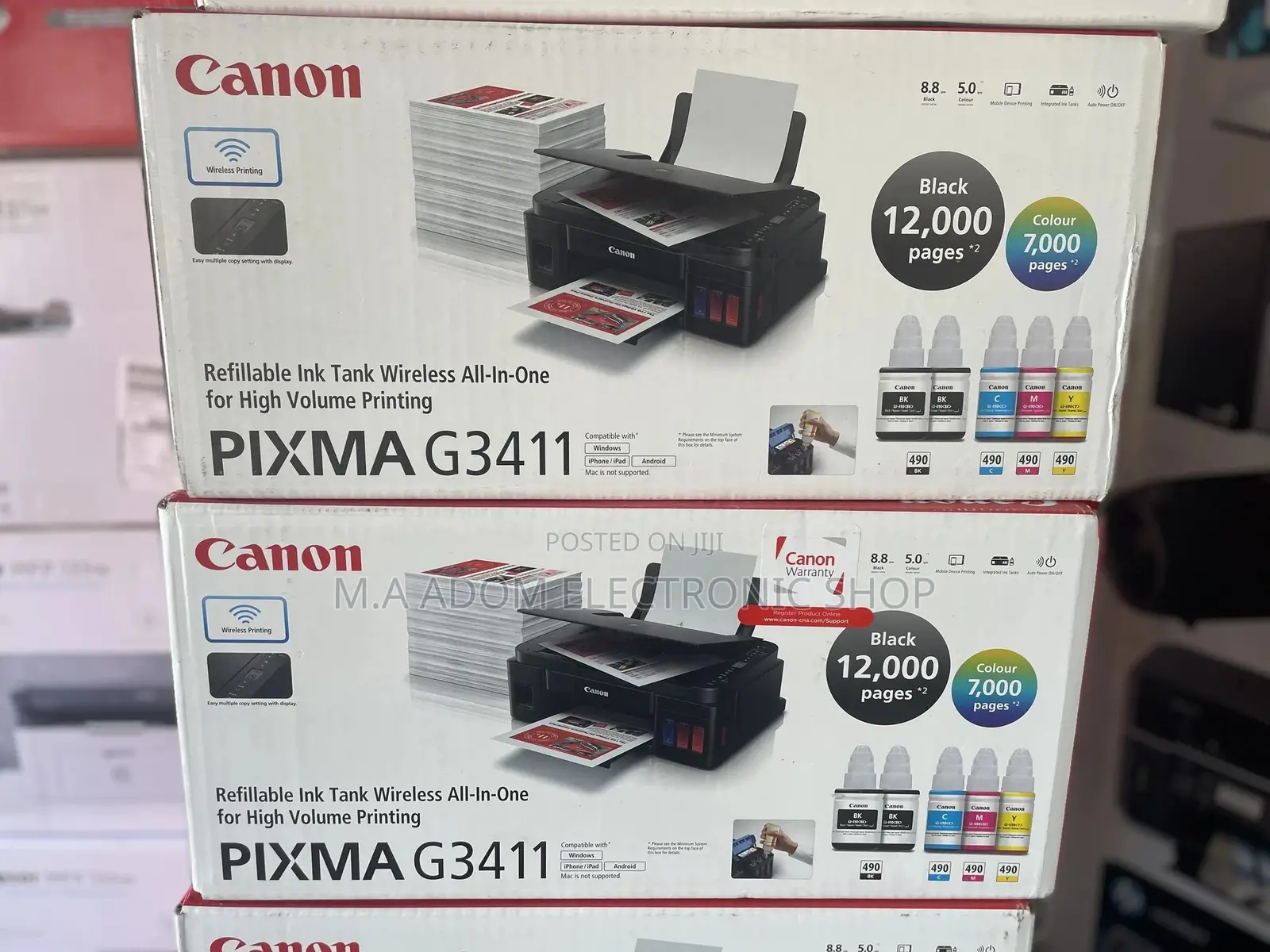 Canon Pixma All in One Wireless Ink Tank Printer