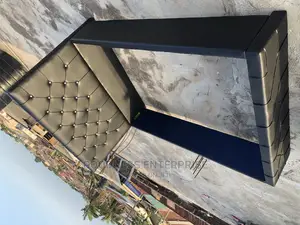 Black Foreign Double Bed Frame