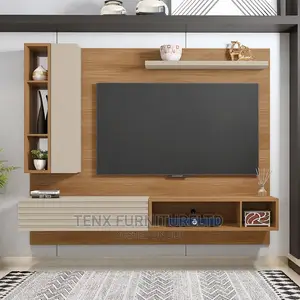 Tv Unit (Floating Comes With 9 Compartments)