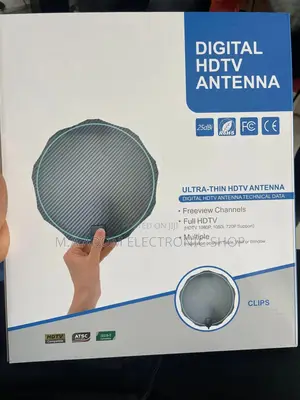 Hdtv Indoor Antenna With Detachable Amplifier