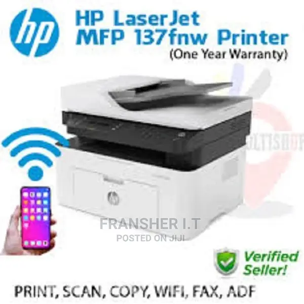 HP Laserjet PRO MFP M137fnw Mono Printer