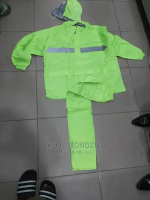 Reflective Raincoat - Lemon Green