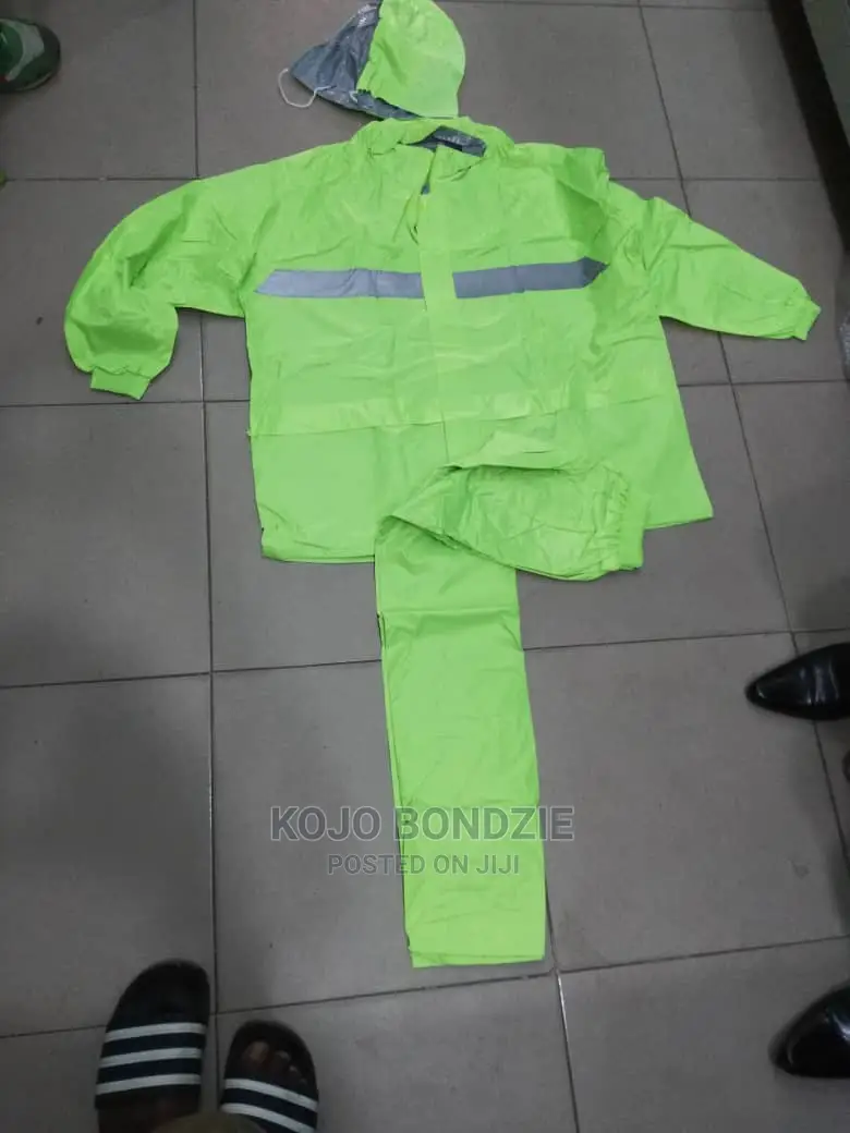 Reflective Raincoat - Lemon Green