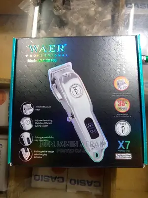 Rechargeable Silver Barbering Machine