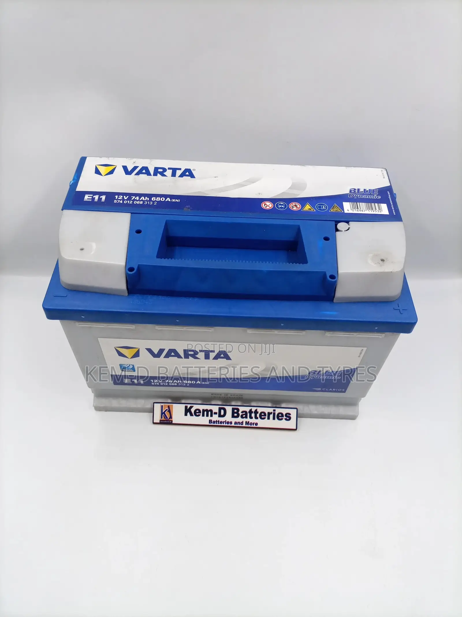 Original Varta Battery From Spain - 12V 74ah Batteries
