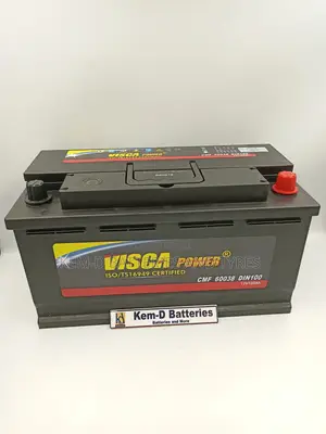 12volts 19 Plates 100ah Visca Batteries -Quality Car Battery