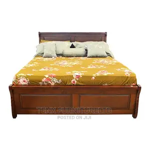 Bed Queen Size Wooden Brown(Kalina)