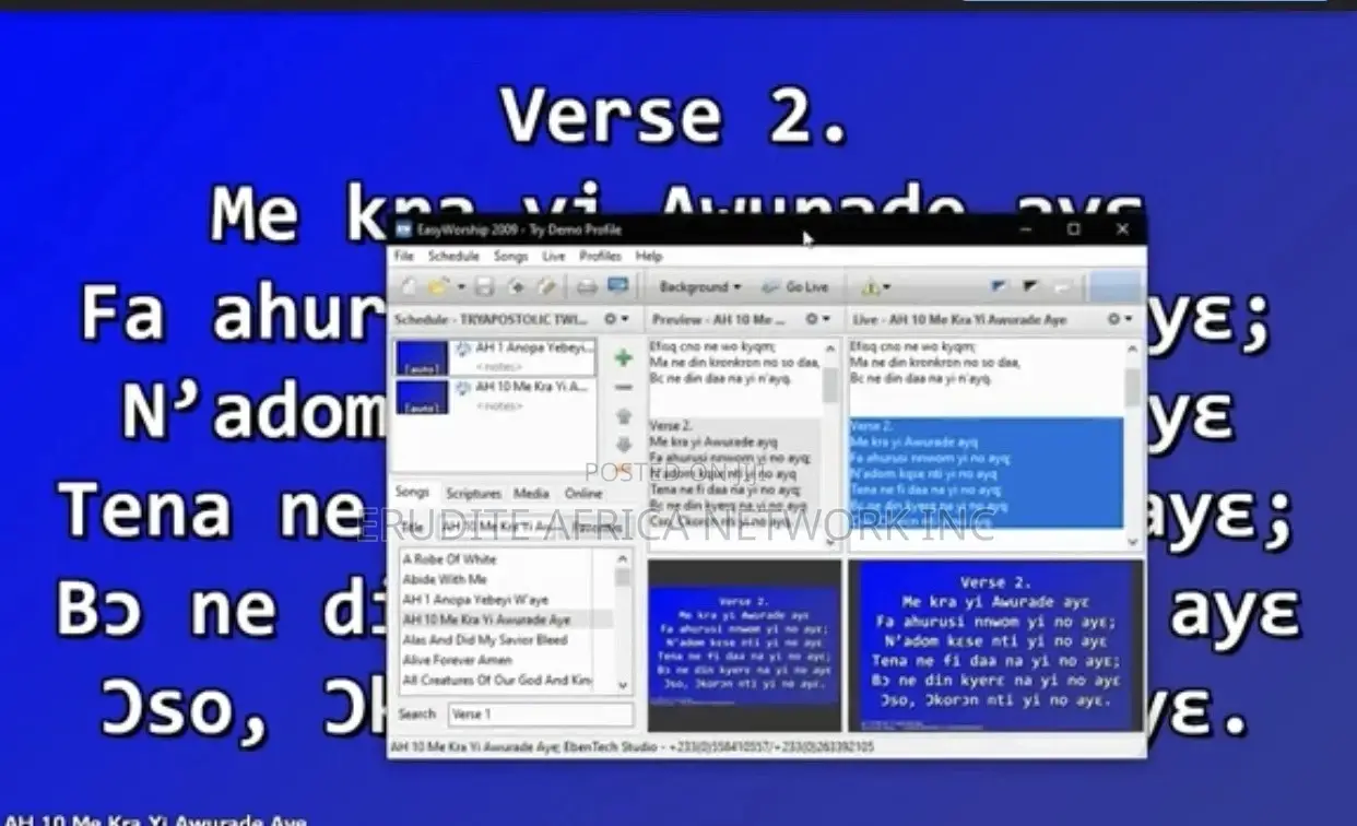 Twi Bibles for Easy Worship
