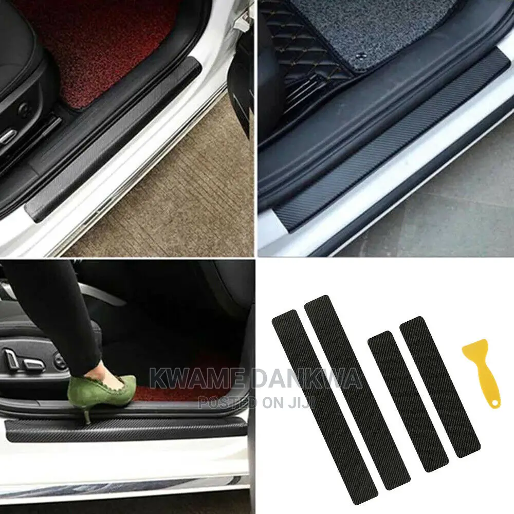 Car Door Sill Anti Scratch Stickers 4x Per Set