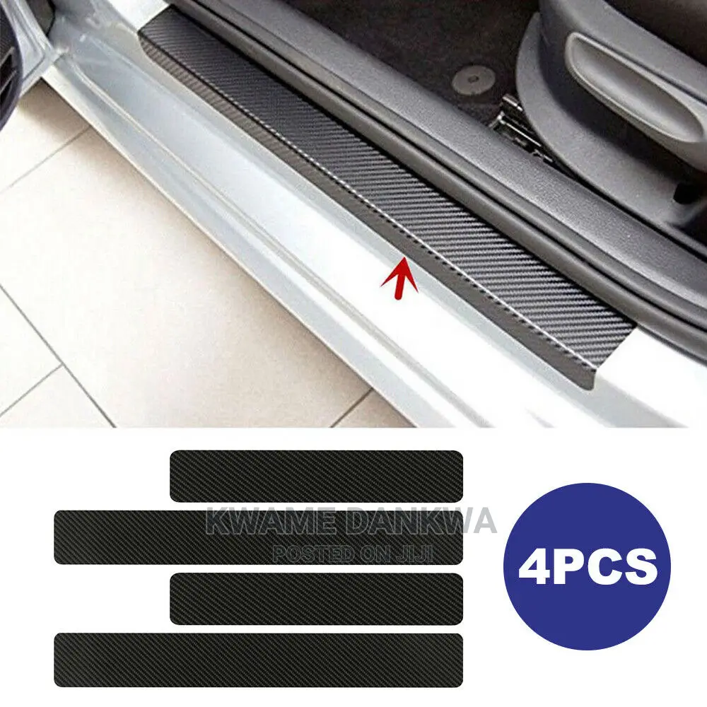 Car Door Sill Anti Scratch Stickers 4x Per Set