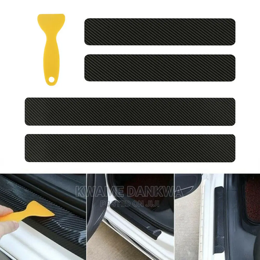 Car Door Sill Anti Scratch Stickers 4x Per Set
