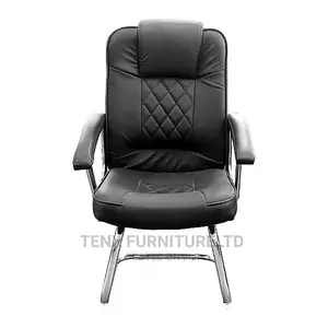 Office Chair With Armrest (Chrome Legs)