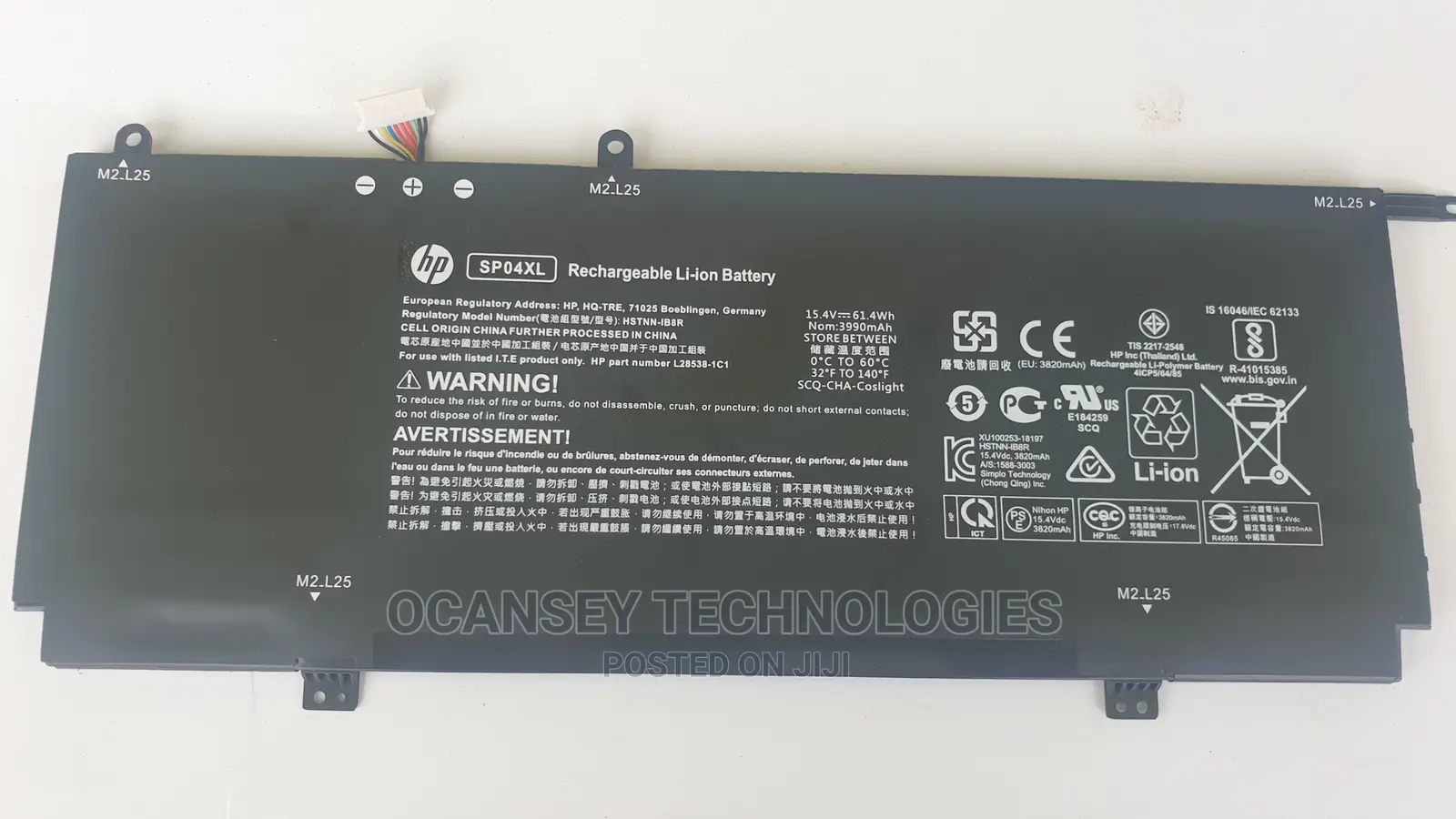 Original Hp Sp04xl Battery for Spectre X360 13-Ap0xxx Series