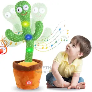 Children Kids Intelligence Cactus Talking Toy