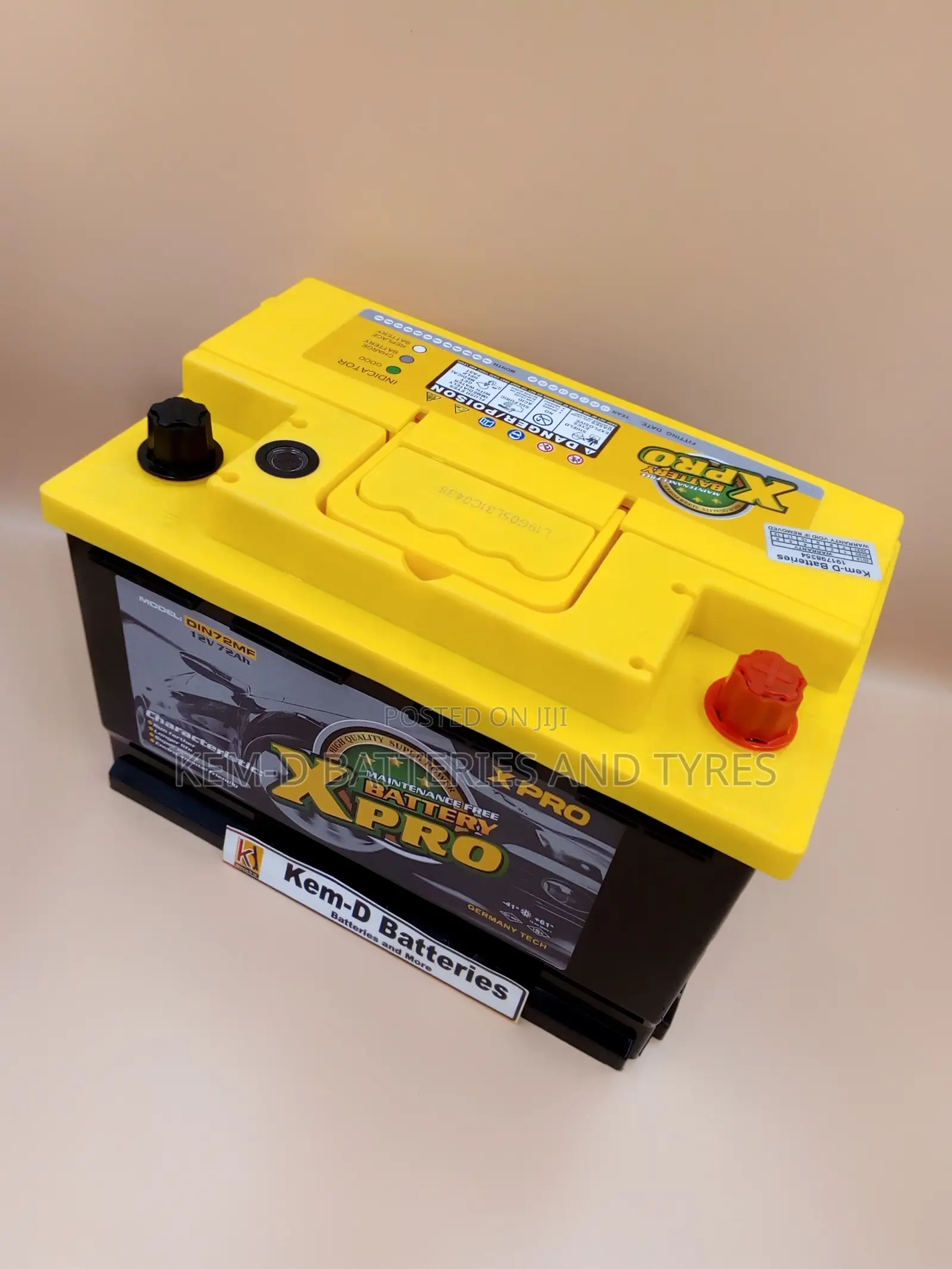 15 Plates Car Battery for Corolla Elantra