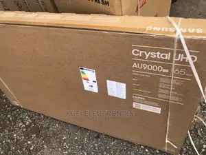 Slim Samsung 65 Inches AU9000 Crystal UHD 4K Flat Smart TV