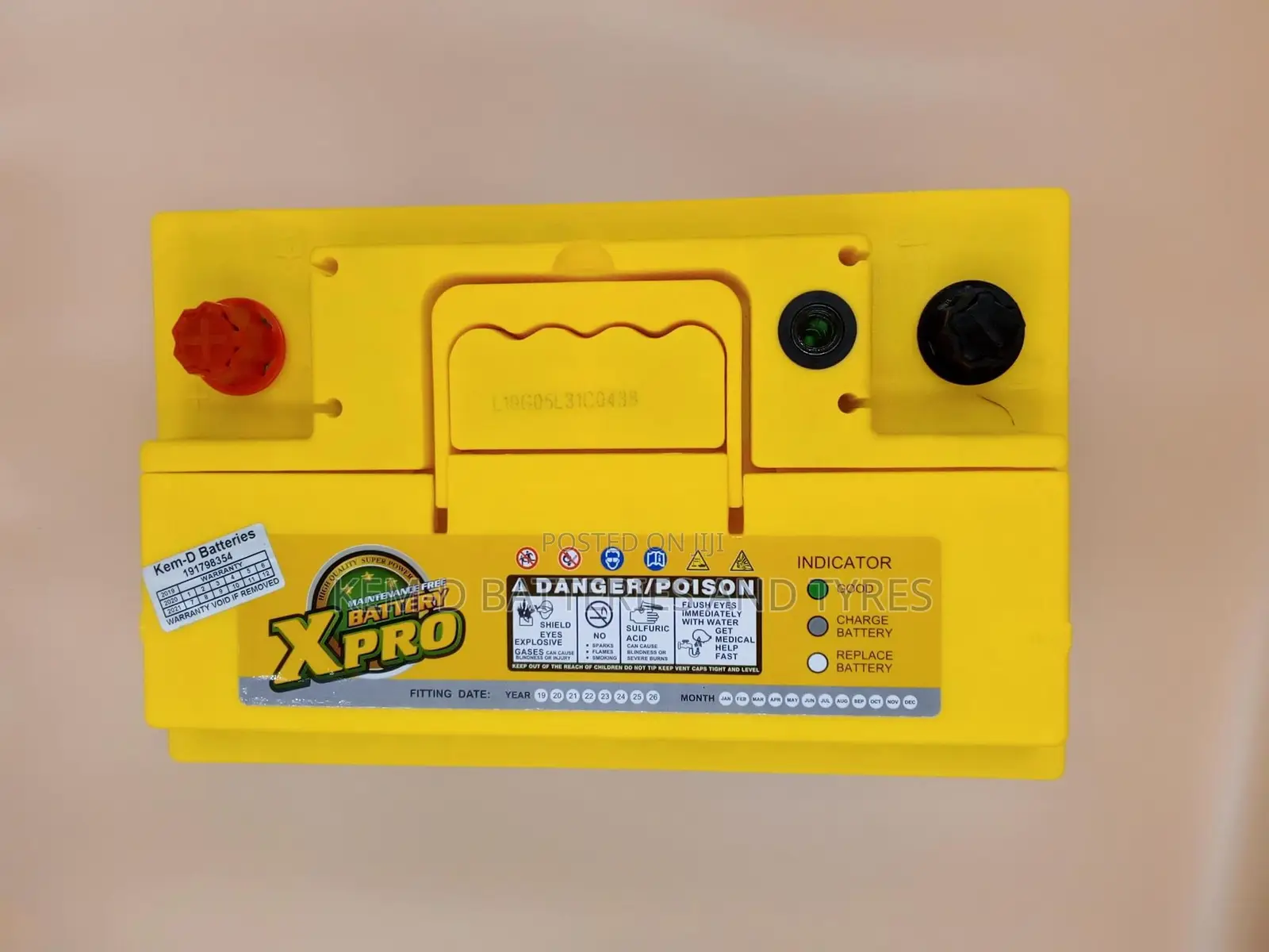 15 Plates Car Battery for Corolla Elantra