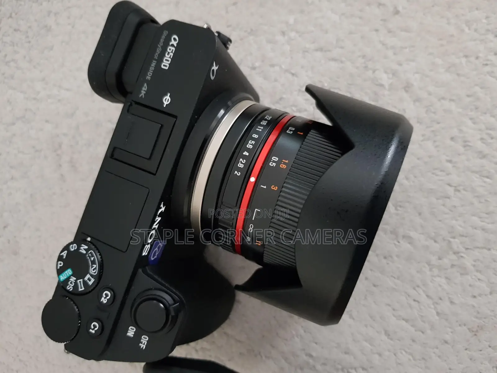 Sony A6500 Digital Camera With Samyang 12MM 1:2.0 Lens