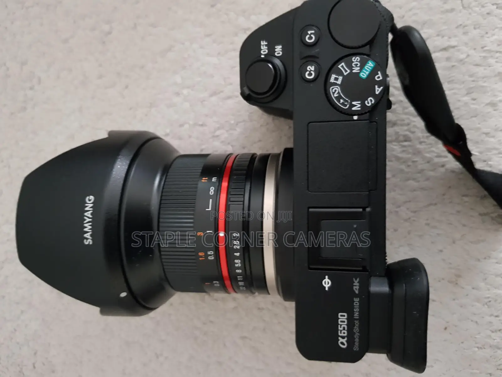 Sony A6500 Digital Camera With Samyang 12MM 1:2.0 Lens